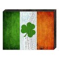 Designocracy Ireland Flag Rustic Art on Board Wall Decor 85099IR12